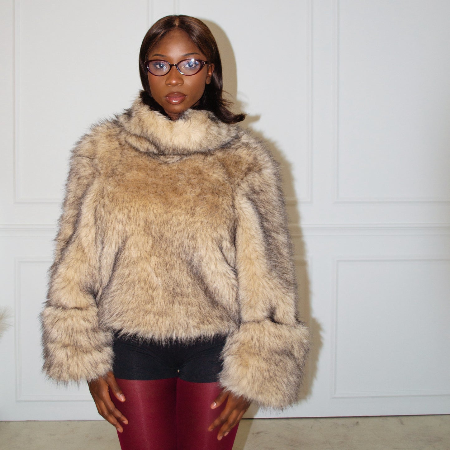 Faux Fur Over Jumper - Zara - AW24